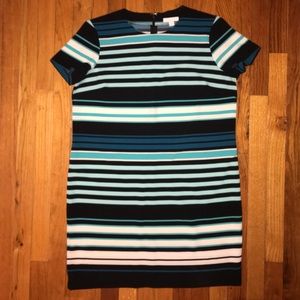 Striped stretch dress